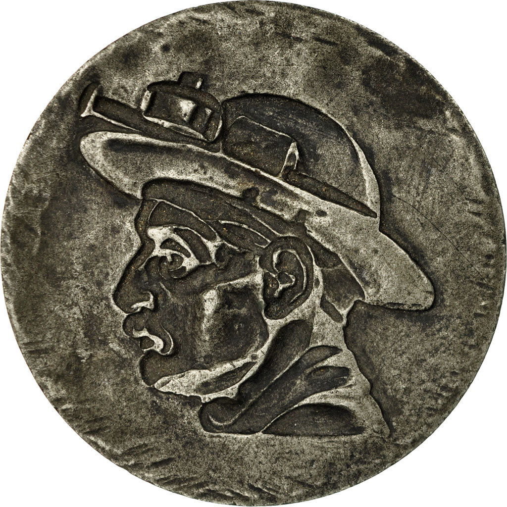 France, Medal, Le Mineur, AU(55-58), Silvered bronze