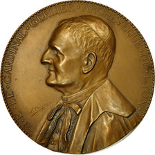 France, Medal, Cardinal Gerlier, Archevêque de Lyon, Jubilé Sacerdotal, 1946
