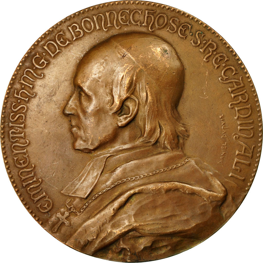 Frankrijk, Medaille, Le Cardinal Bonnechose, 1893, Dupuis.D, ZF+, Bronze