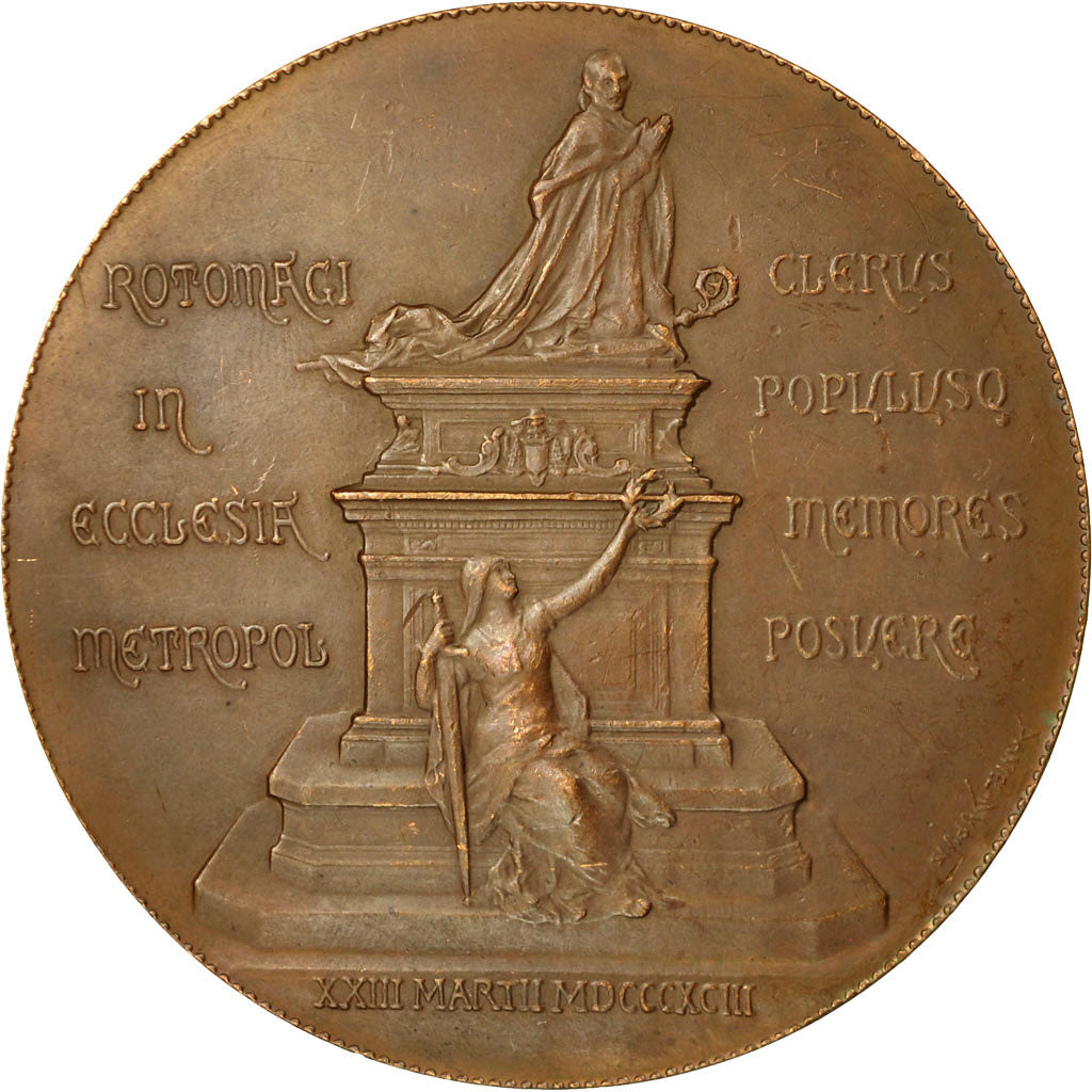 Frankrijk, Medaille, Le Cardinal Bonnechose, 1893, Dupuis.D, ZF+, Bronze