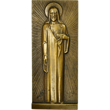 France, Medal, Art Déco, Jésus Christ, Vezien, AU(55-58), Bronze