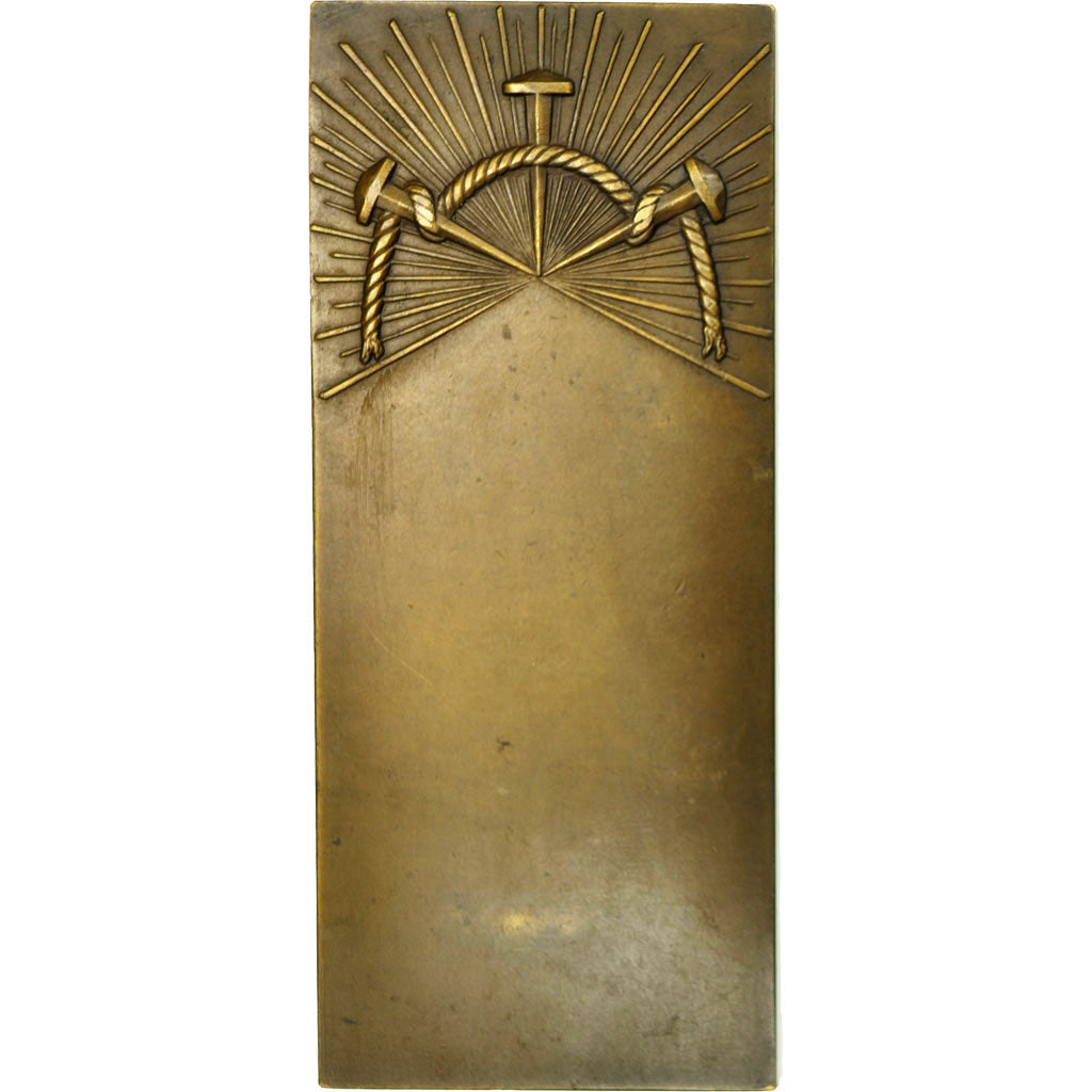France, Medal, Art Déco, Jésus Christ, Vezien, AU(55-58), Bronze