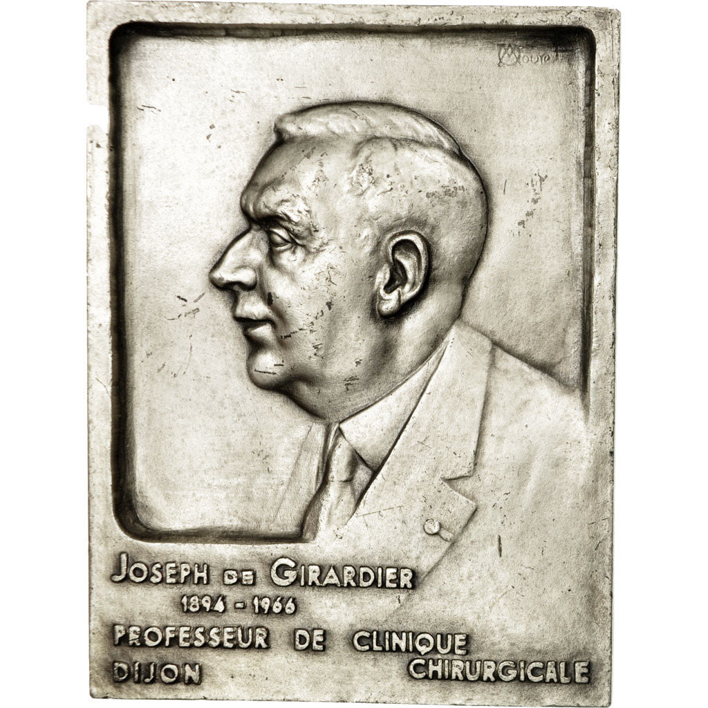 Frankreich, Medaille, Médecine, Professeur Joseph Girardier, Dijon, 1966