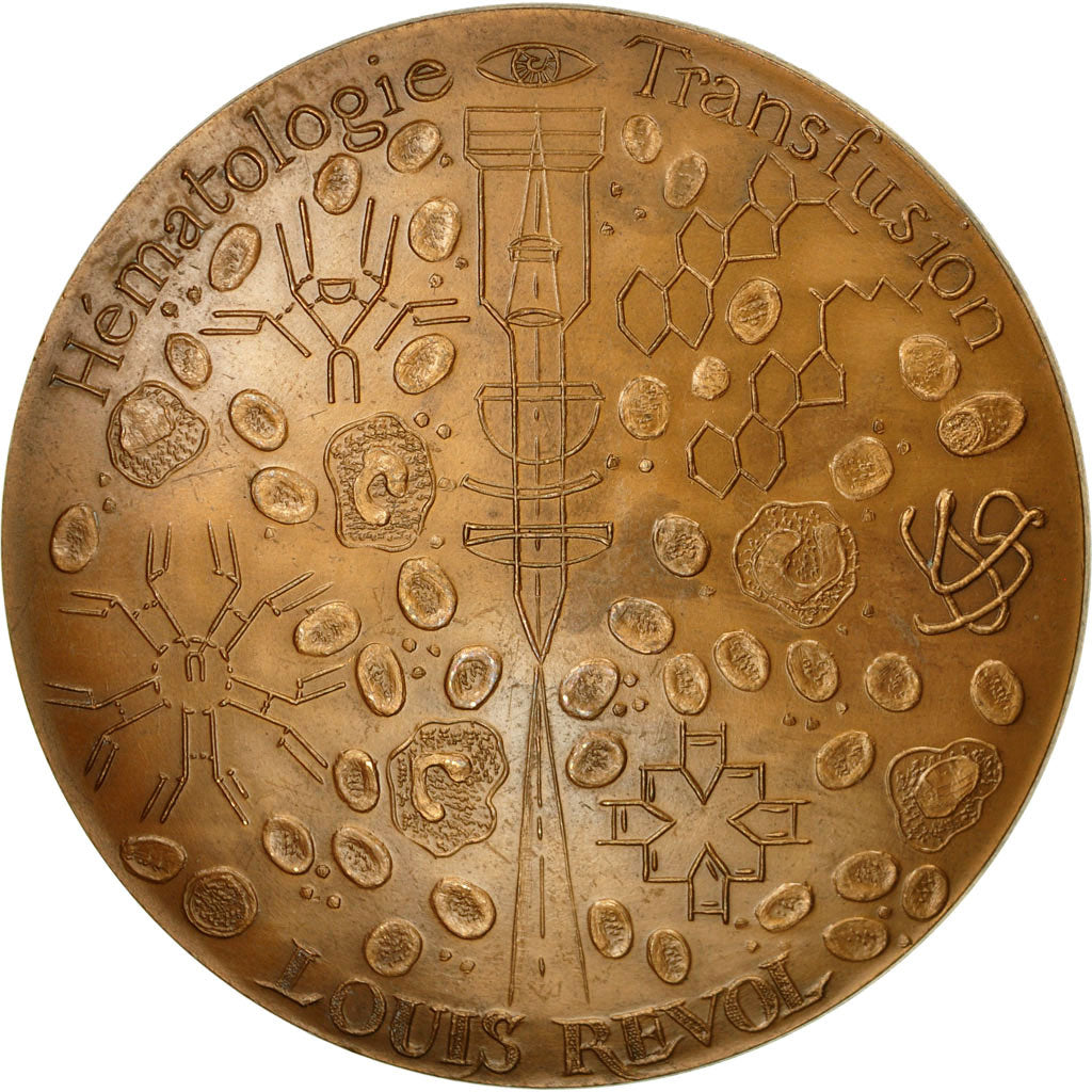 Frankrijk, Medaille, Médecine, Professeur Louis Révol, 1979, Santucci, PR