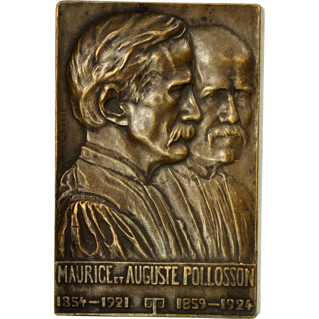 France Medal Maurice et Auguste Polosson Chorel AU(55-58) Bronze ...