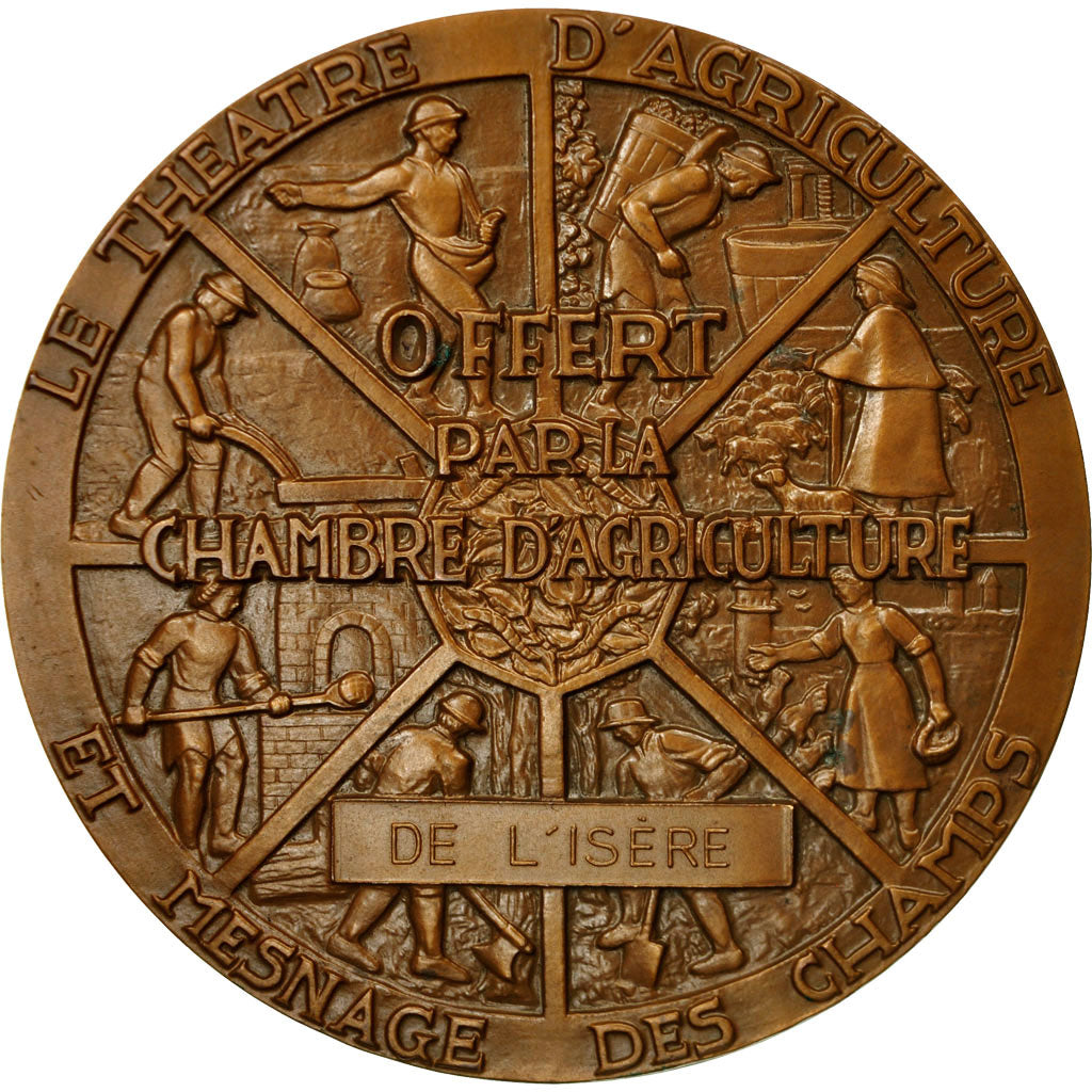 Frankrijk, Medaille, Olivier de Serres, Chambre d'Agriculture de l'Isère