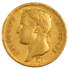FRANCE, Napoléon I, 40 Francs, 1812, Paris, KM #696.1, EF(40-45), Gold, Gadoury 