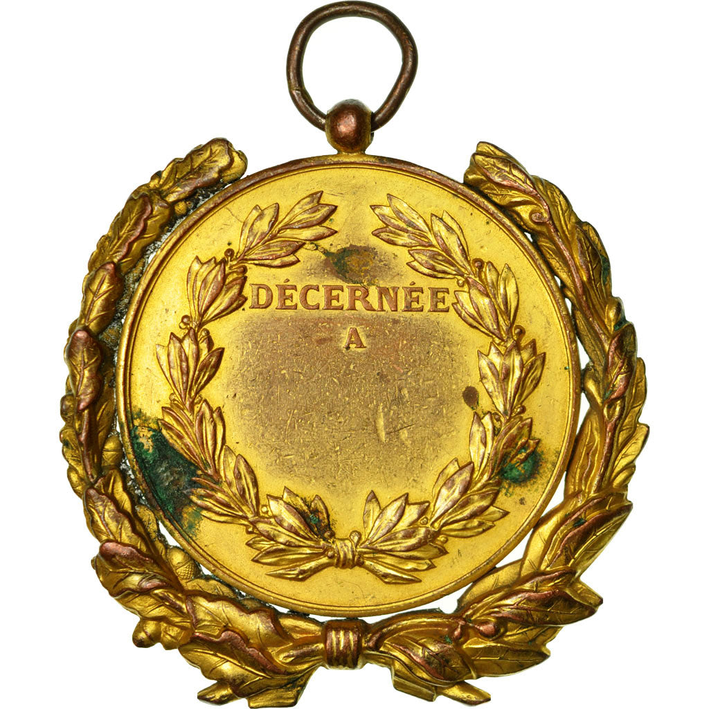 France, Médaille, Exposition Internationale de Paris, 1875, TB+, Gilt Bronze