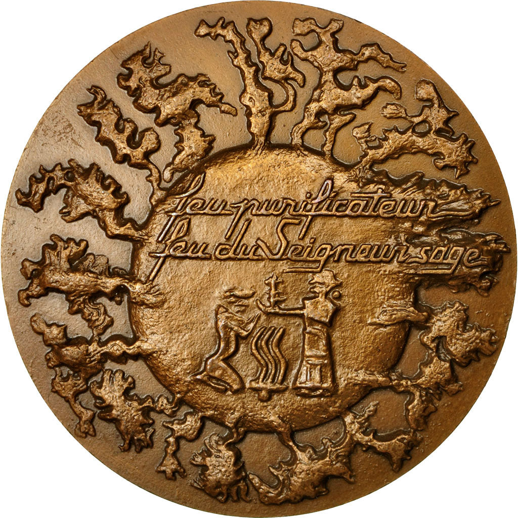 France, Medal, Mythologie, Prophète Zarathoustra, 1980, Douek, MS(60-62)