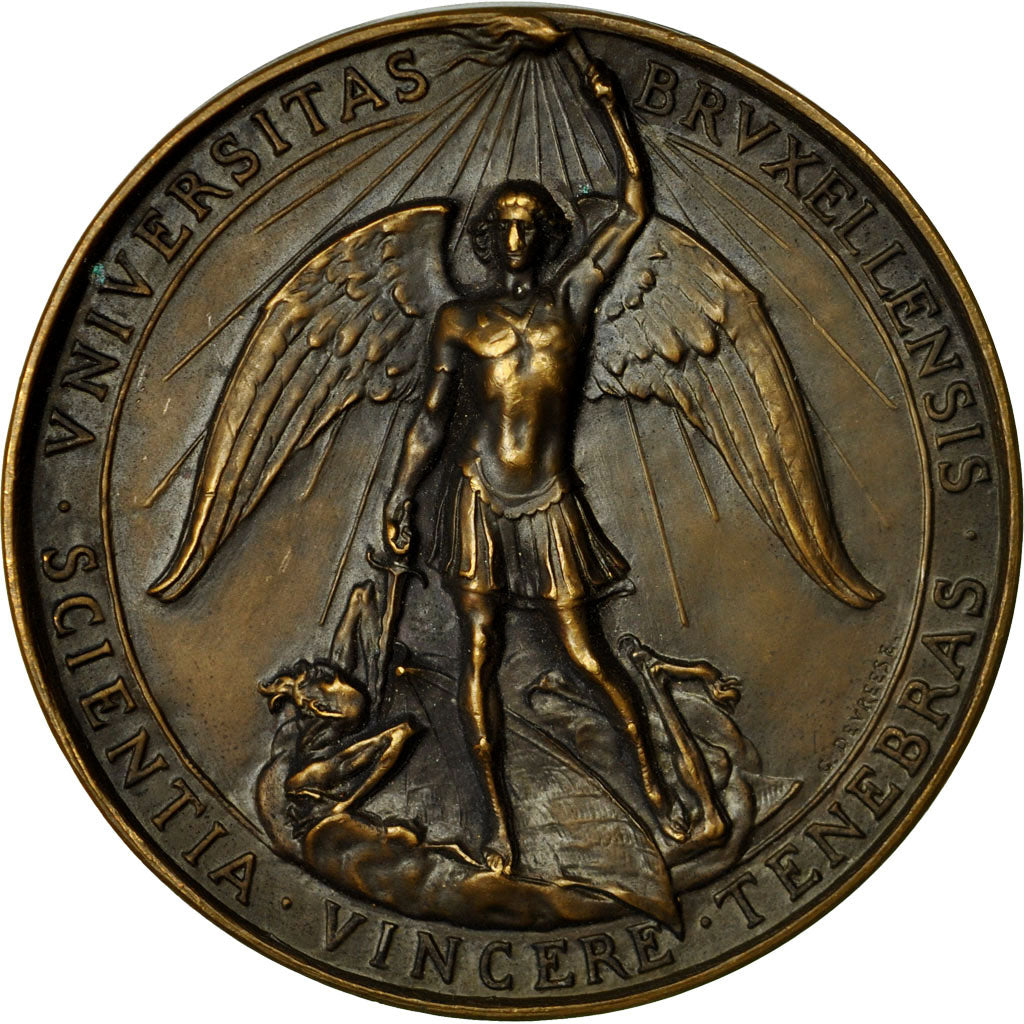Belgium, Medal, Université Libre de Bruxelles, Devreese, AU(55-58), Bronze