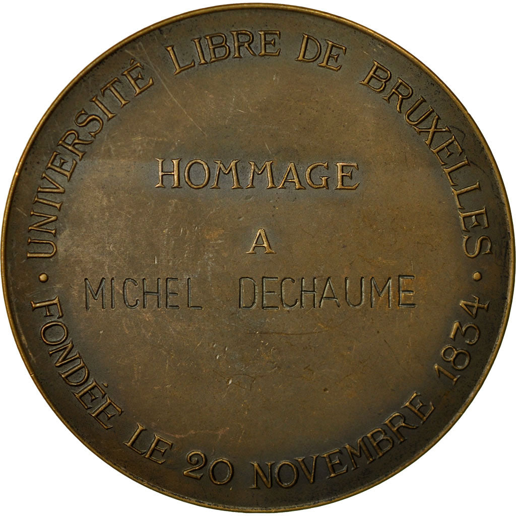 Belgium, Medal, Université Libre de Bruxelles, Devreese, AU(55-58), Bronze