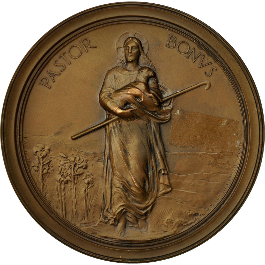 Vatican, Médaille, Le Pape Pie XI, Pastor Bonus, Boninsegna, SUP+, Bronze