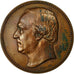 France, Médaille, Médecine, Professeur Dumas, 1873, Barre, SUP, Bronze