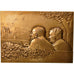 France, Medal, Mariage, Noces d'or, Ville de Pavilly, 1983, Baudichon