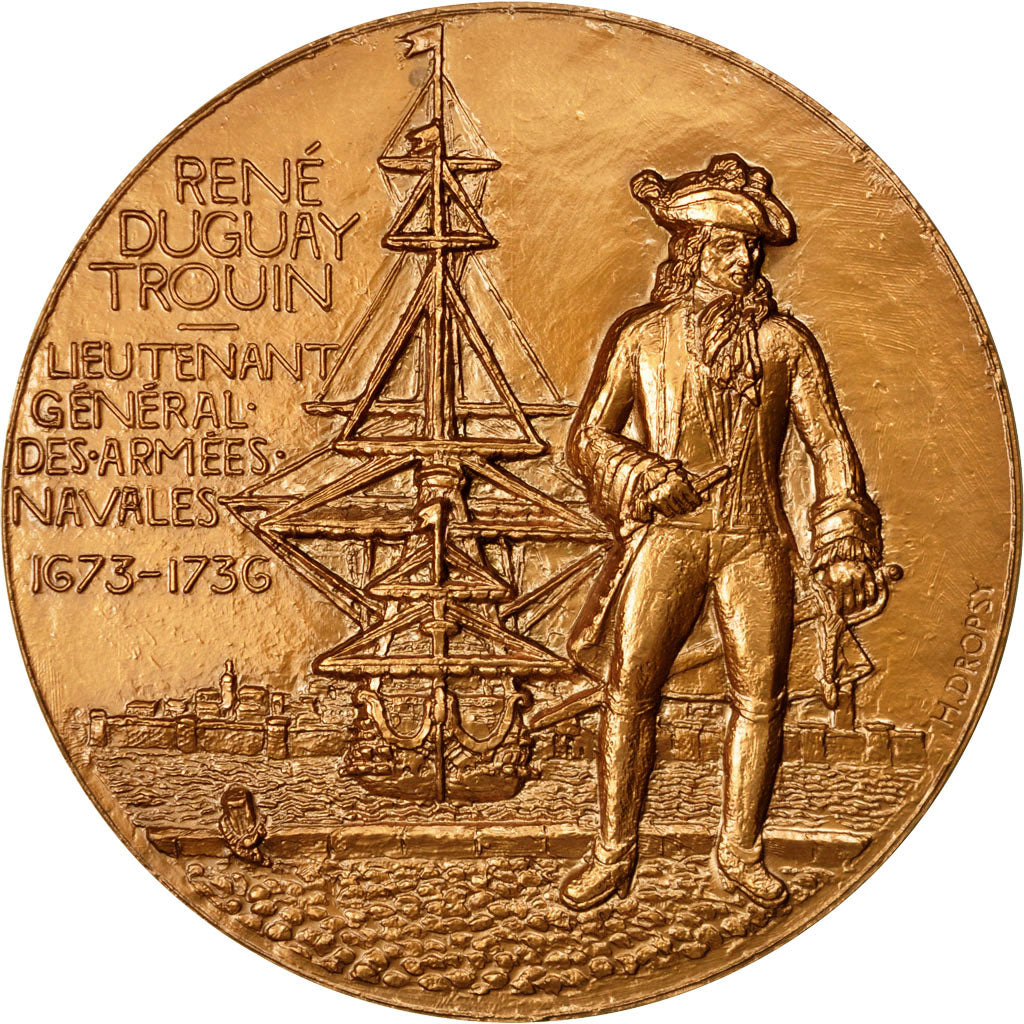 France, Medal, Histoire, René Duguay Trouin, Général des Armées Navales