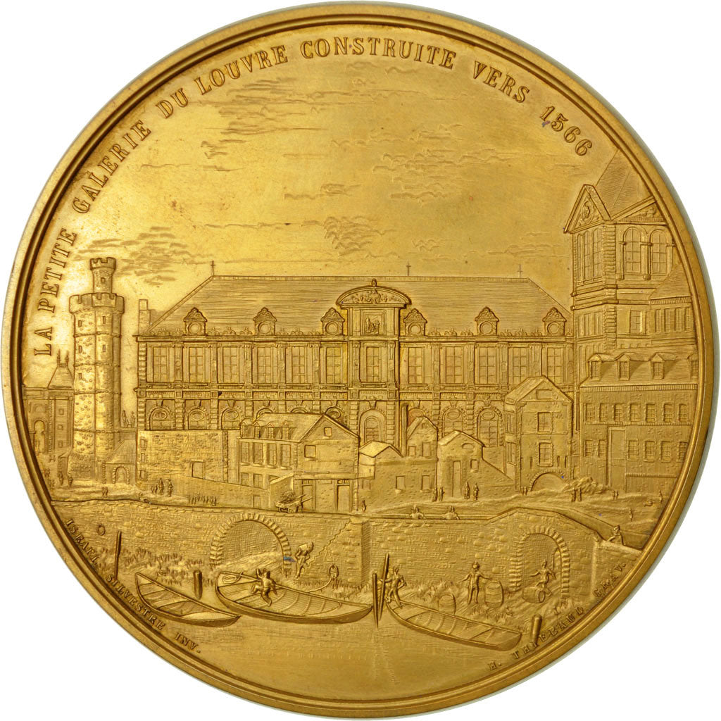 France, Medal, Catherine de Médicis, Galerie du Louvre, 1972, Thiébaud