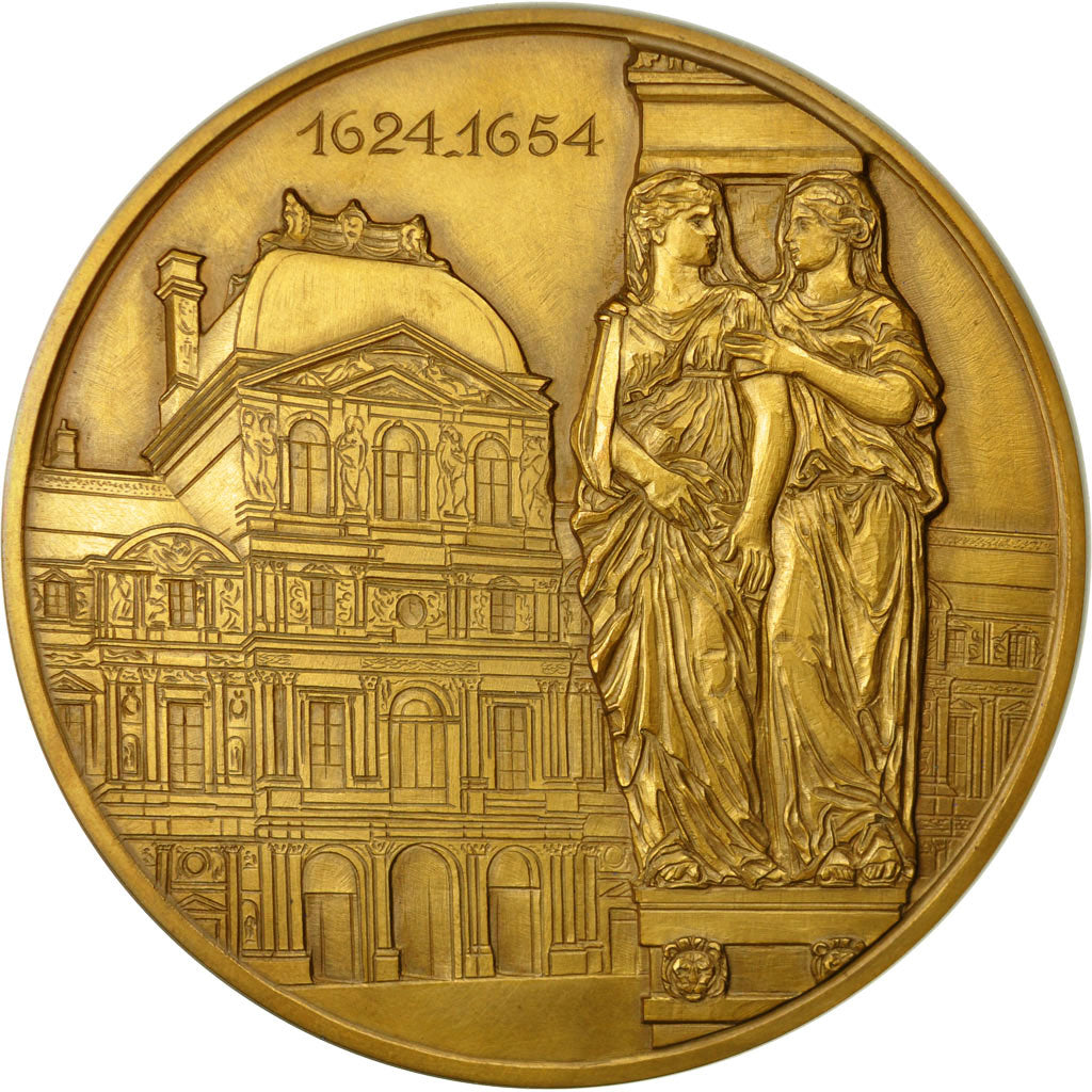 France, Médaille, Louis XIII et Richelieu, 1972, Simon, SPL+, Bronze