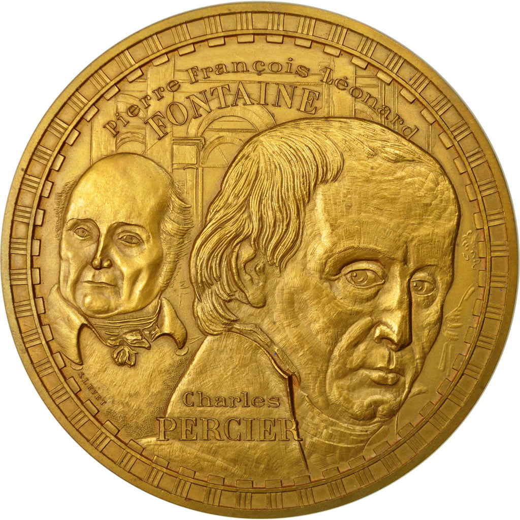 Frankrijk, Medaille, Napoléon Ier, Construction du Louvre, 1974, Levet, FDC