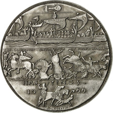 United Kingdom , Medal, Bataille d'Hastings, 1966, Coeffin, AU(55-58), Copper