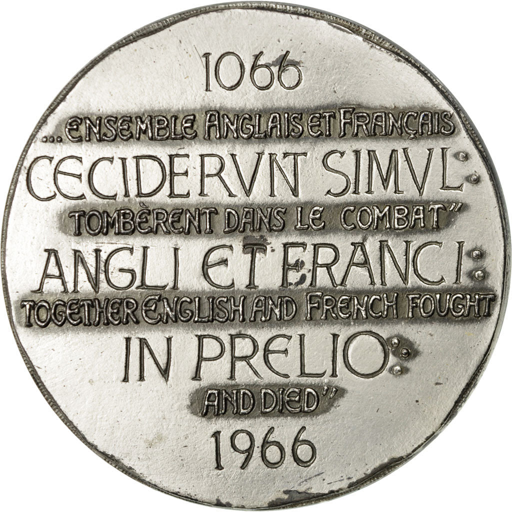United Kingdom , Medal, Bataille d'Hastings, 1966, Coeffin, AU(55-58), Copper