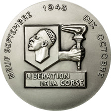France, Medal, Seconde Guerre Mondiale, Libération de la Corse, MS(65-70)