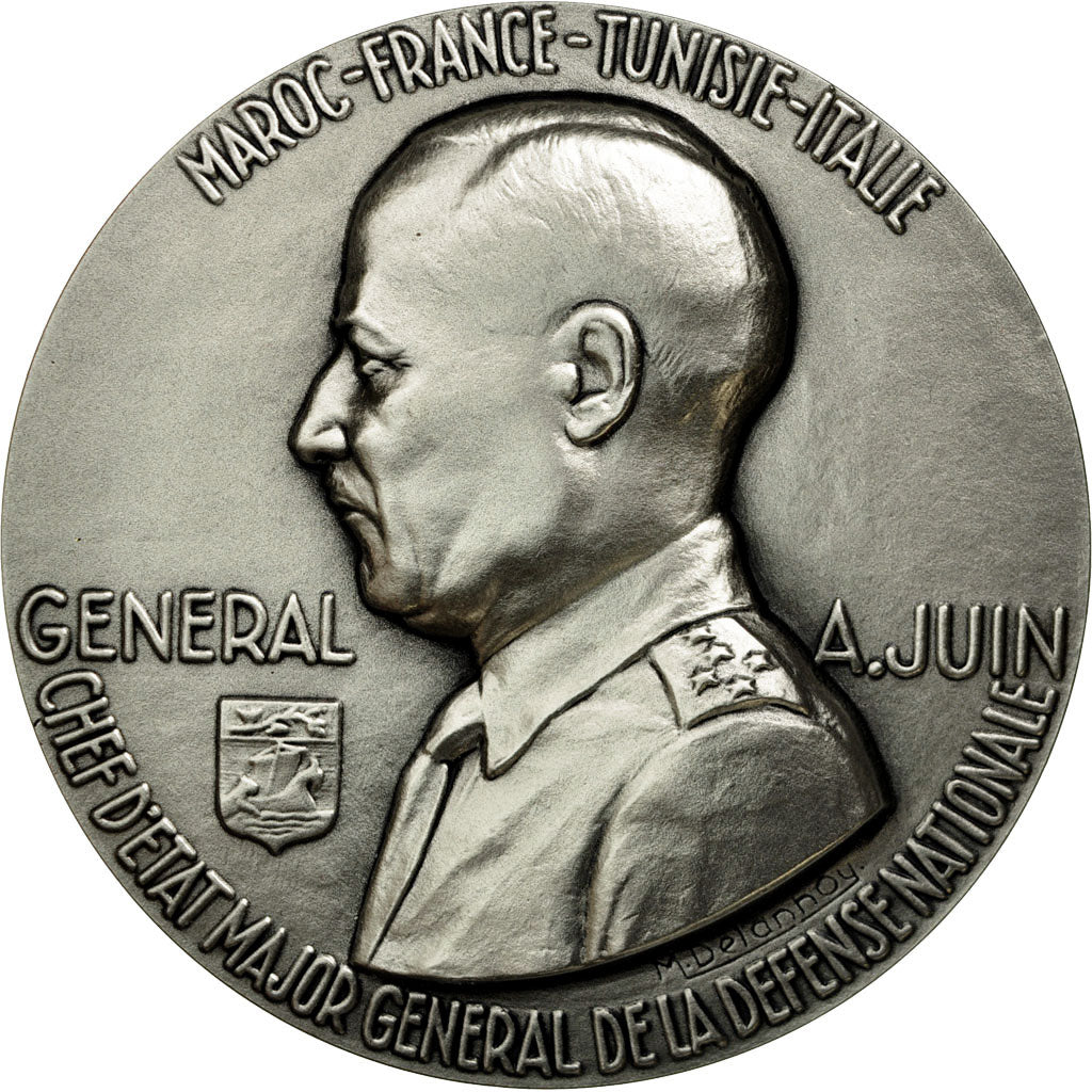 Frankreich, Medaille, Seconde Guerre Mondiale, Général Juin, Delannoy, STGL