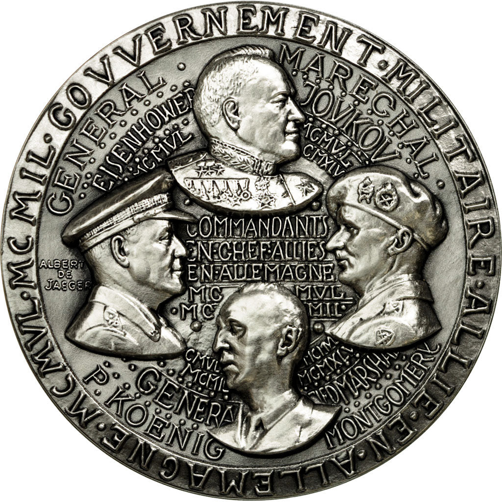 France, Médaille, Gouvernement militaire allié en Allemagne, De Jaeger, FDC