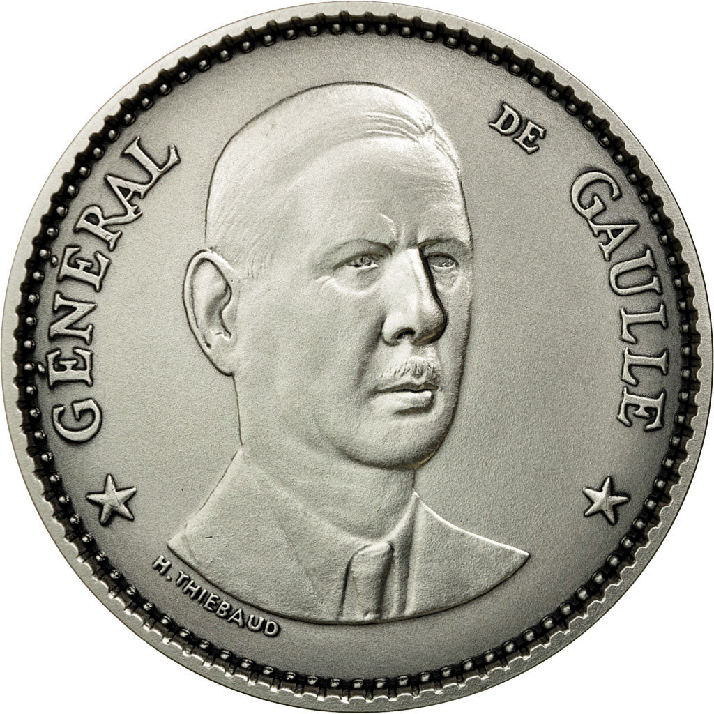France, Medal, Seconde Guerre Mondiale, Général de Gaulle, Thiébaud