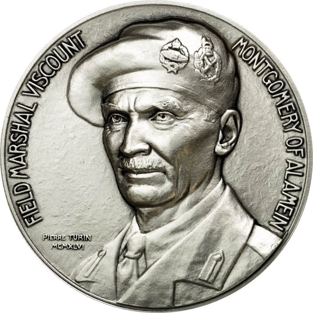 France, Medal, Seconde Guerre Mondiale, El Alamein, Montgomery, Turin