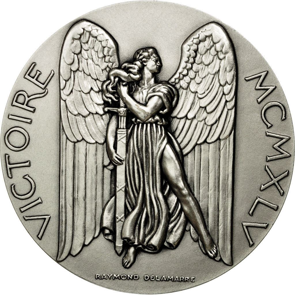 Frankreich, Medaille, Seconde Guerre Mondiale, La Victoire de 1945, Delamarre