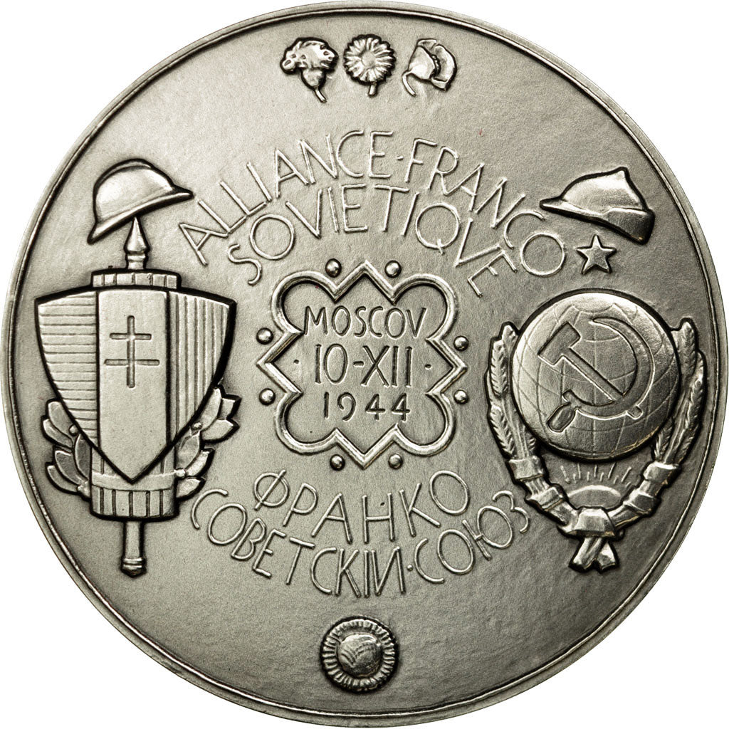 France, Médaille, Seconde Guerre Mondiale, Alliance Franco-Soviétique, FDC