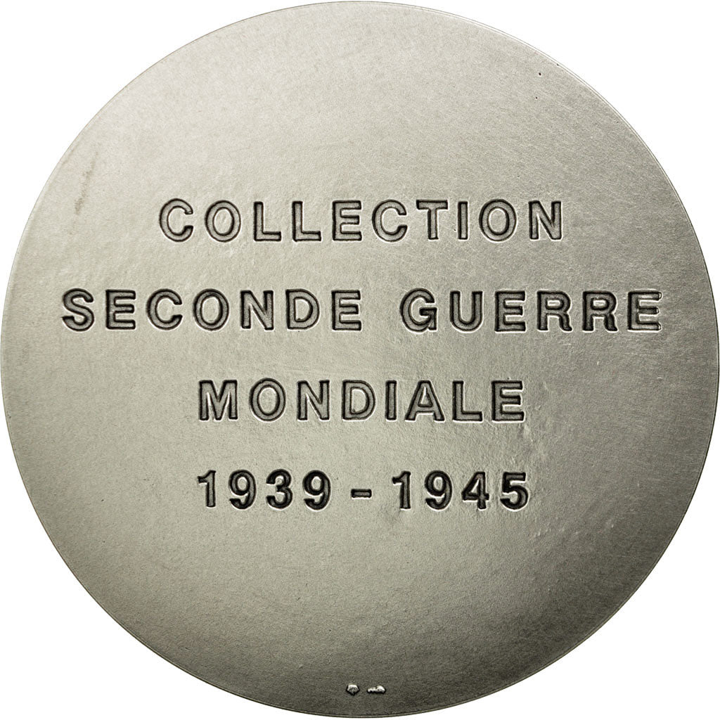 France, Medal, Seconde Guerre Mondiale, Général de Gaulle, Mauviel, MS(65-70)