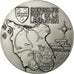 France, Medal, Cherbourg, Port de la Libération, MS(65-70), Silvered bronze