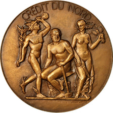 France, Medal, Banque, Crédit du Nord, Dropsy, MS(64), Bronze
