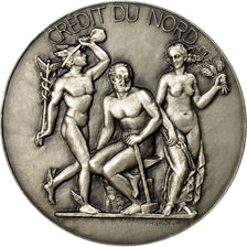 France, Médaille, Banque, Crédit du Nord, Dropsy, SPL+, Argent