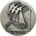 France, Medal, Bicentenaire de la Révolution, Le Havre, 1989, MS(63), Silvered