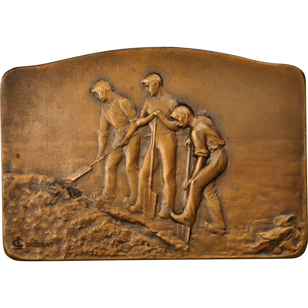 Frankreich, Medaille, Horticulture, Jardins, 1957, Coudray, VZ, Bronze