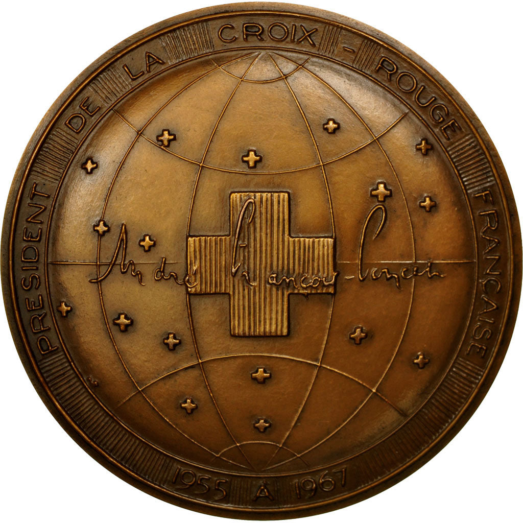 Frankreich, Medaille, André François Poncet, Croix Rouge Française, 1967