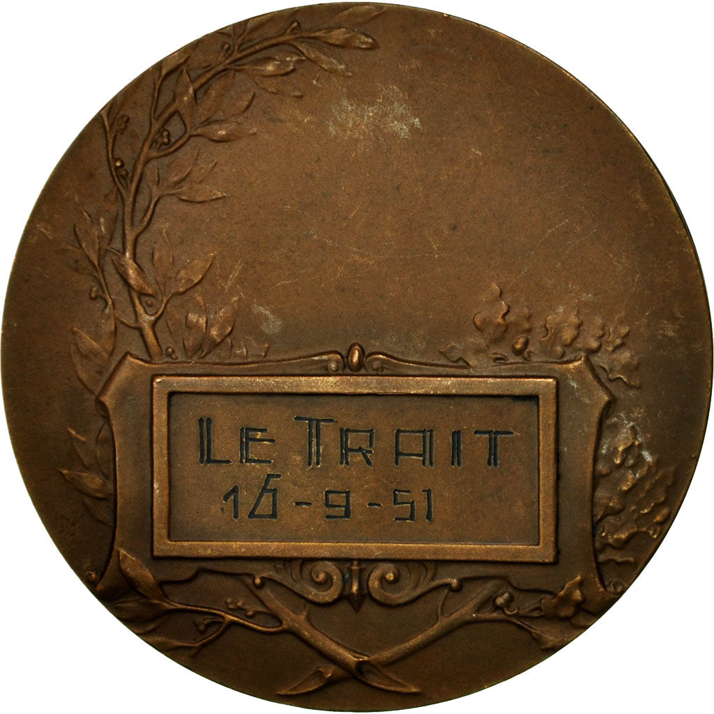 Frankrijk, Medaille, Horticulture, Jardins, 1951, Monier, ZF+, Bronze