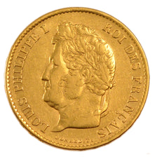 FRANCE, Louis-Philippe, 40 Francs, 1834, Paris, KM #747.1, AU(50-53), Gold,...