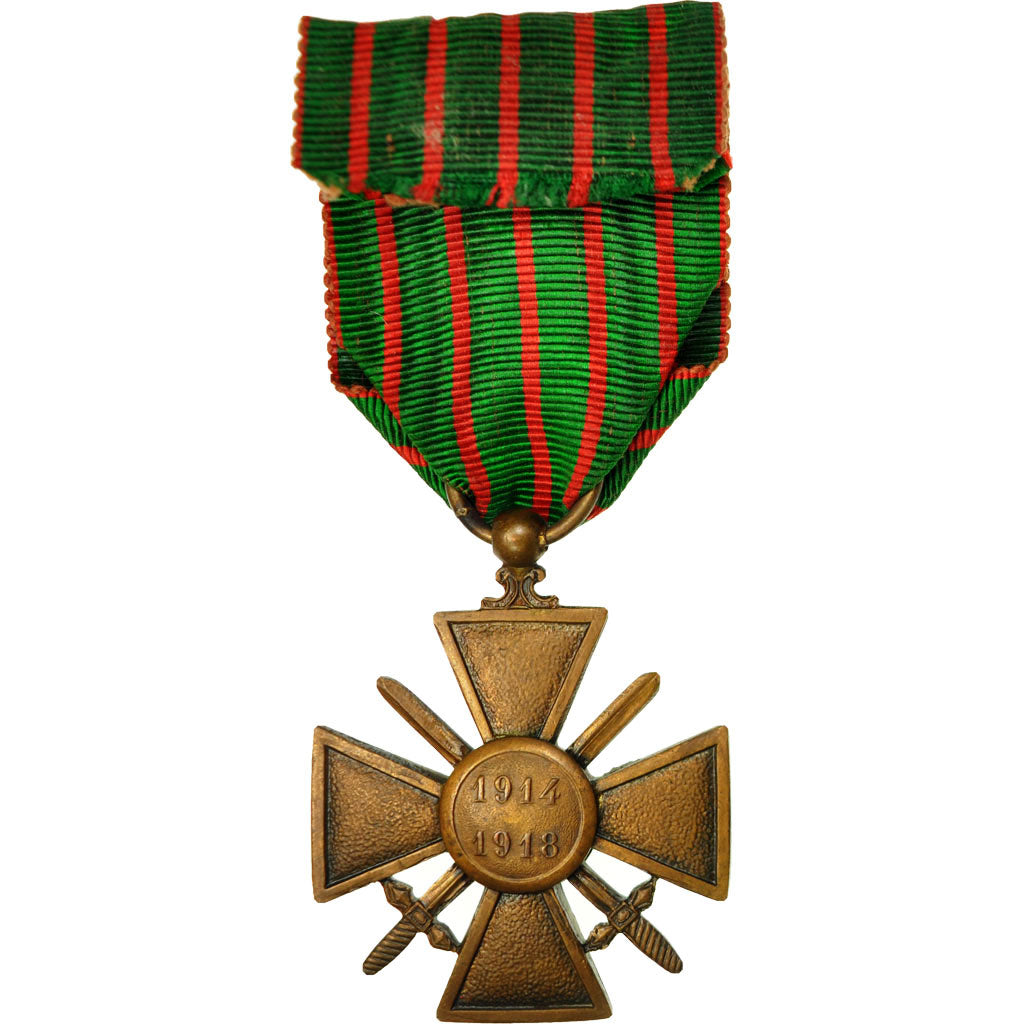 Frankrijk, Croix de Guerre, Une Etoile, Medaille, 1914-1918, Excellent Quality