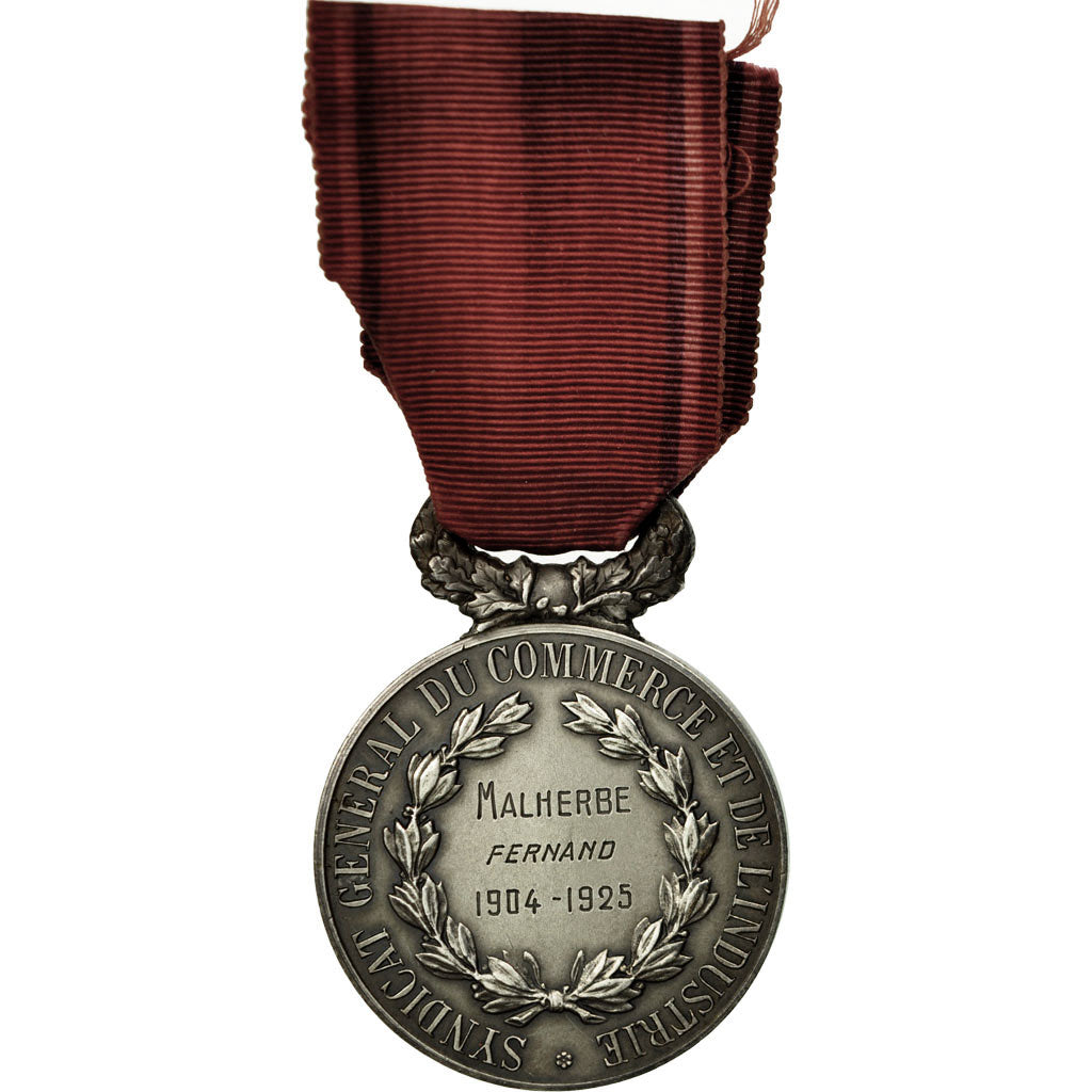 France, Syndicat Général du Commerce et de l'Industrie, Médaille, 1925, Très