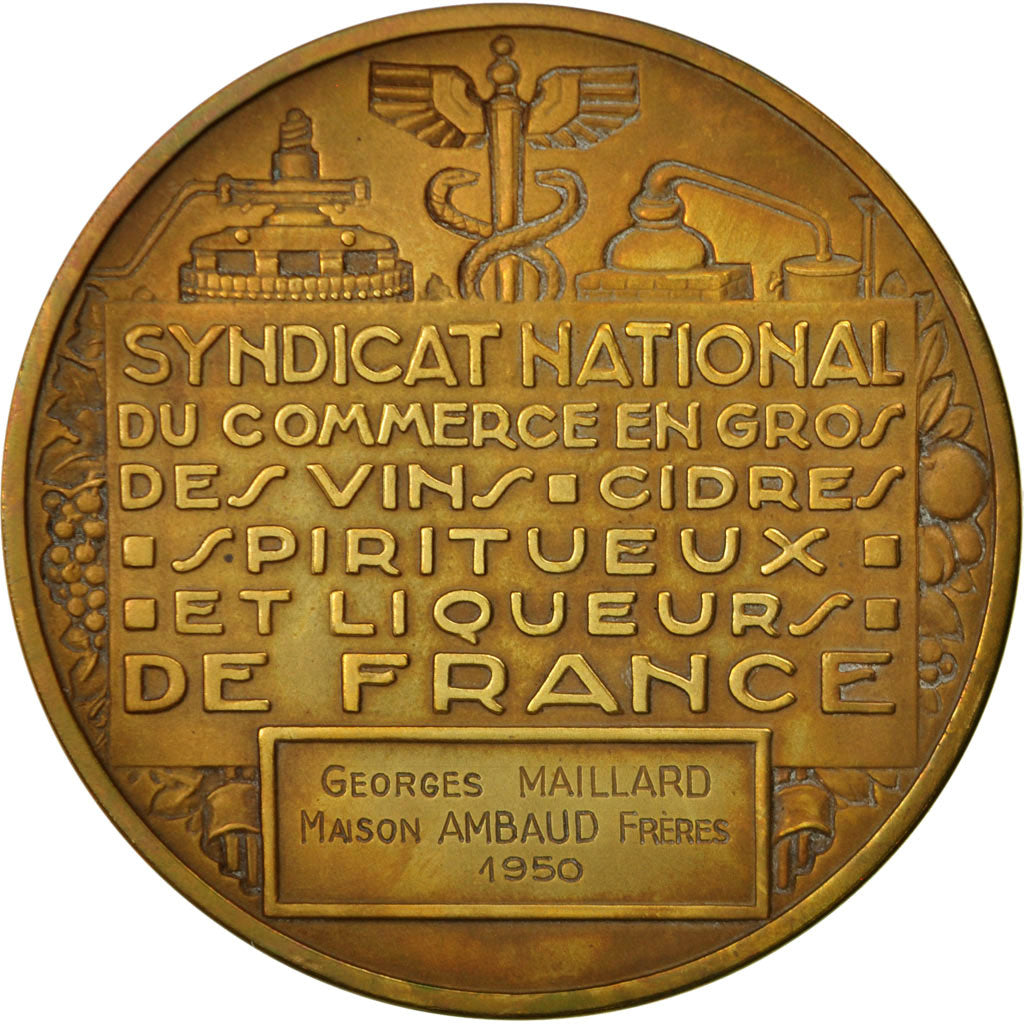 Frankrijk, Medaille, Syndicat National du Commerce en Gros des Vins de France