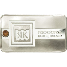 Ireland, Medal, Lingotin, Rionore, Citrine, Dublin, MS(64), Silver