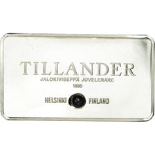 Finland, Medal, Lingotin, Tillander, Spectrolite, Helsinki, MS(64), Silver
