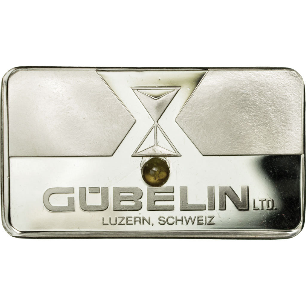 Switzerland, Medal, Lingotin, Gübelin LTD., Titanite, Lucerne, MS(64), Silver