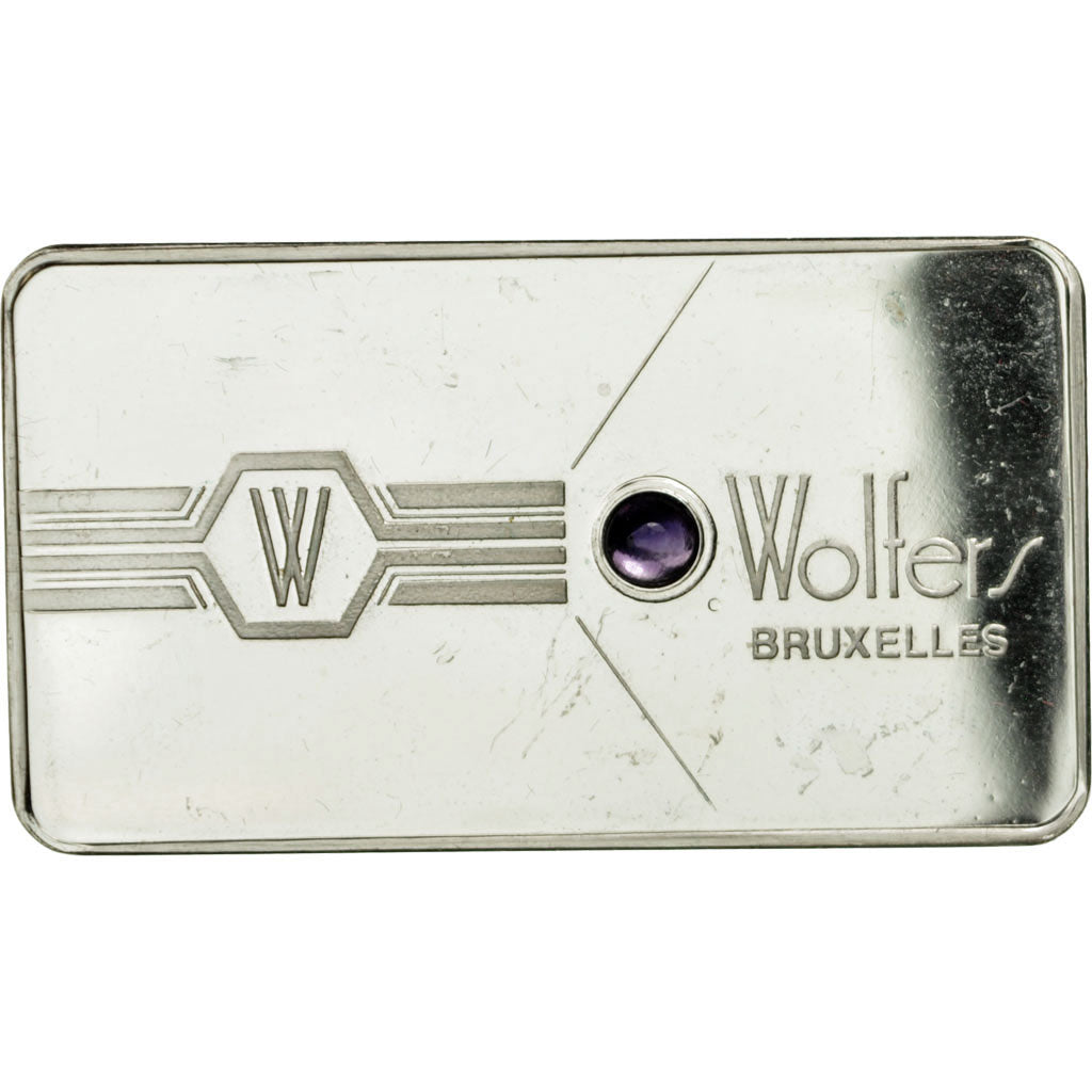 Belgium, Medal, Lingotin, Wolfers, Fluorine, Bruxelles, MS(63), Silver