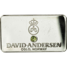 Norvegia, medaglia, Lingotin, David-Andersen, Peridot, Oslo, SPL, Argento
