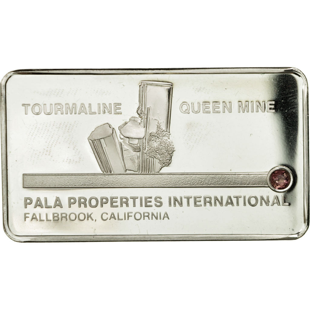 United States of America, Medal, Lingotin, Tourmaline Queen Mine, Pink