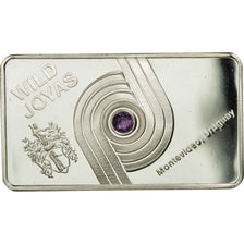 Uruguay, Medaille, Lingotin, Wild Joyas, Amethyst, Montevideo, UNZ+, Silber